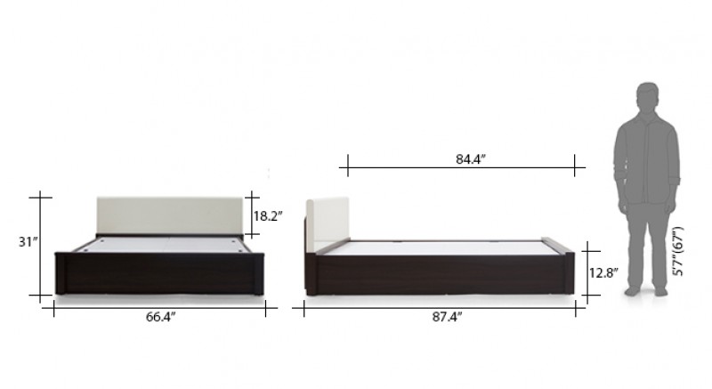 BERTY BOX STORAGE BED QUEEN SIZE